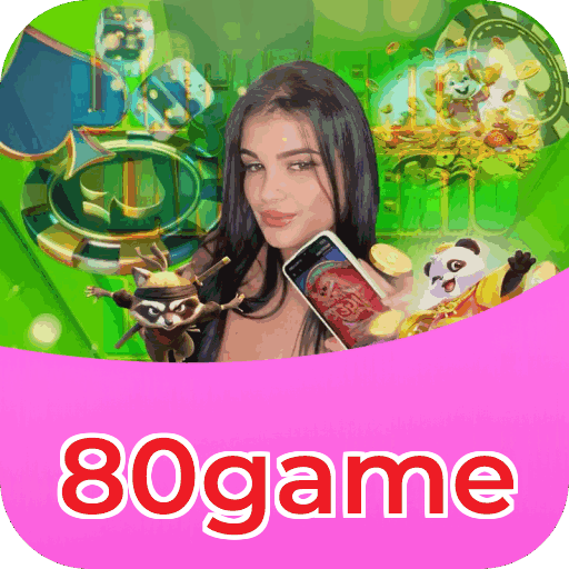 Números do app 80game em material de marketing — ilustração, não auditoria